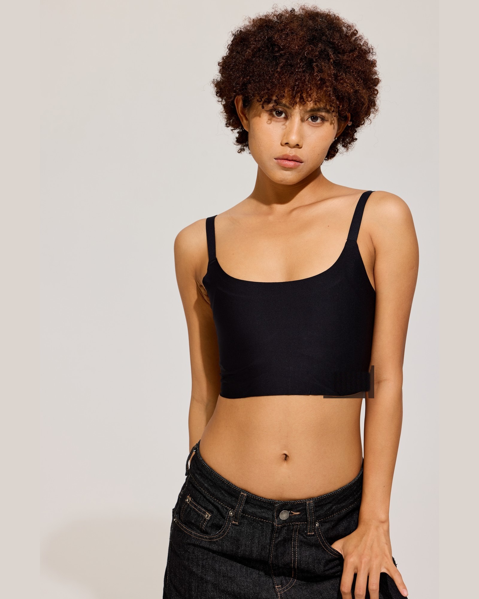 Adjustable Strap Cami Binder Clean front detail