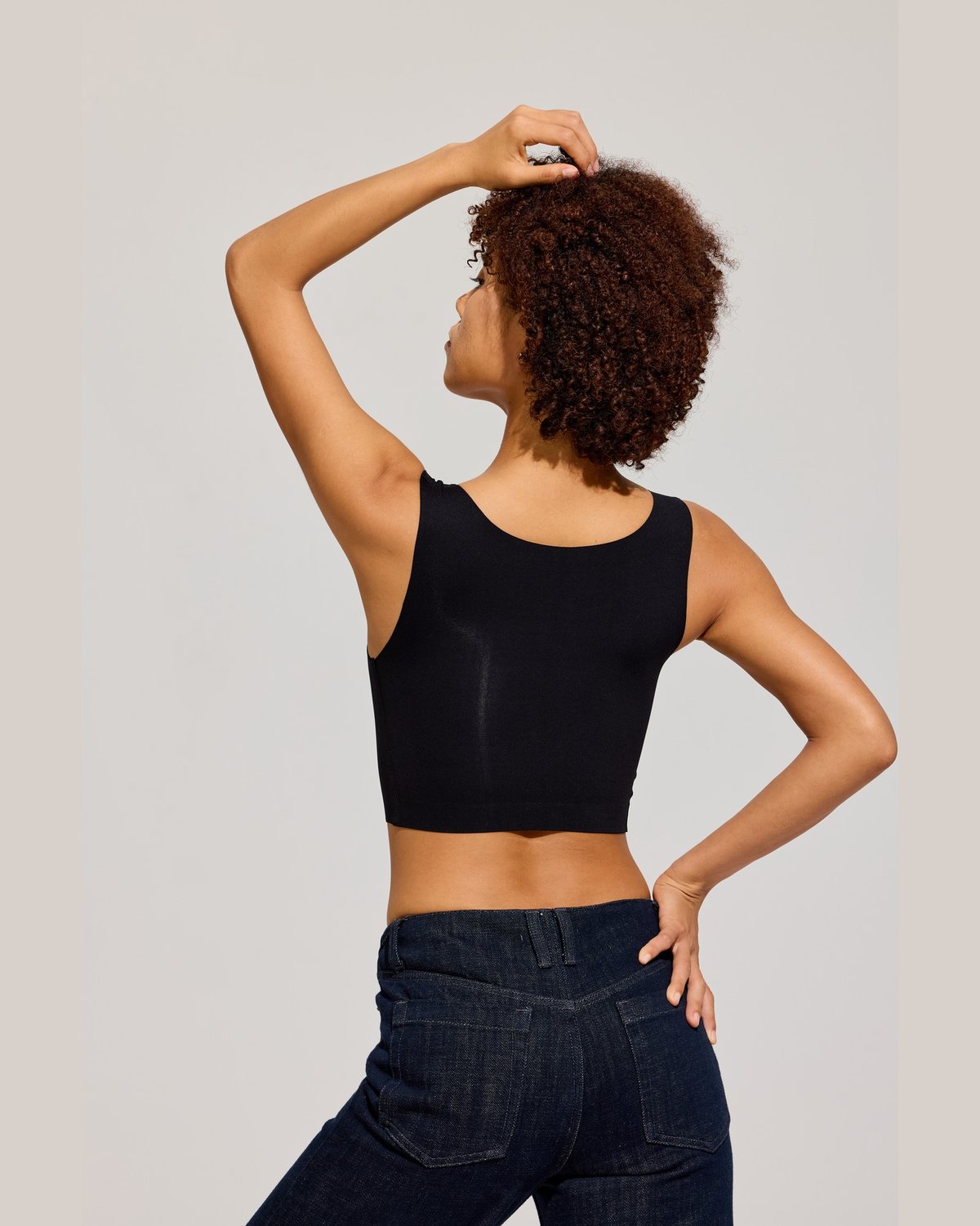 Sport Crop Binder Tank Back detail