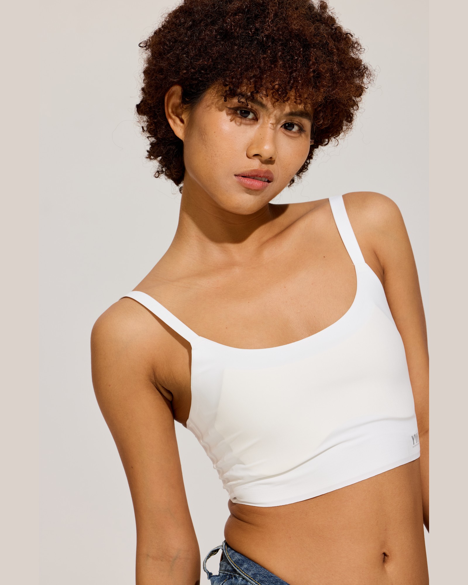 Slim Strap Cami Binder Close front