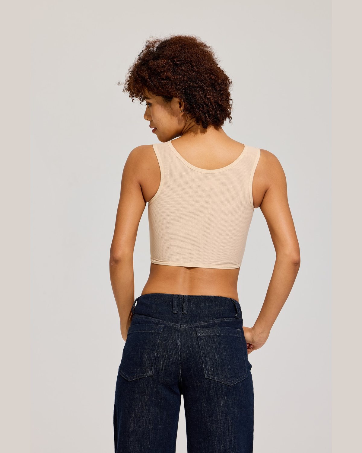 Soft Crop Binder Tank Back detail