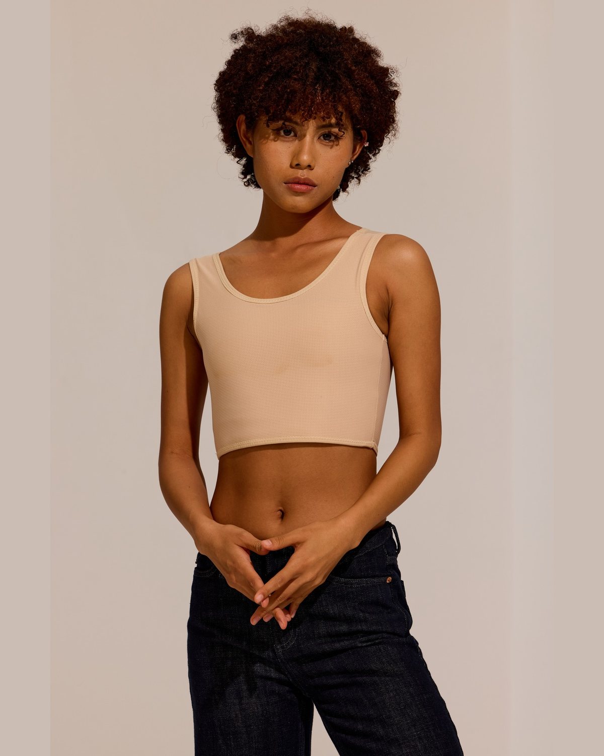 Soft Crop Binder Tank Clean front detail