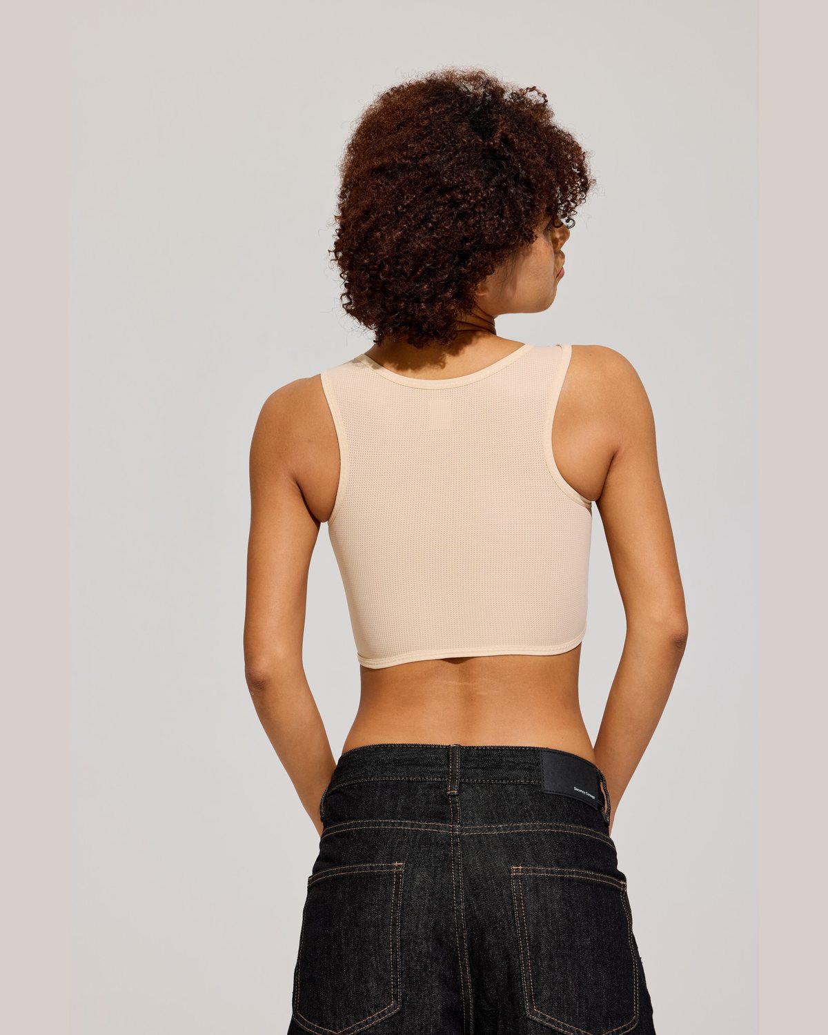 Side Hook Crop Binder Back detail