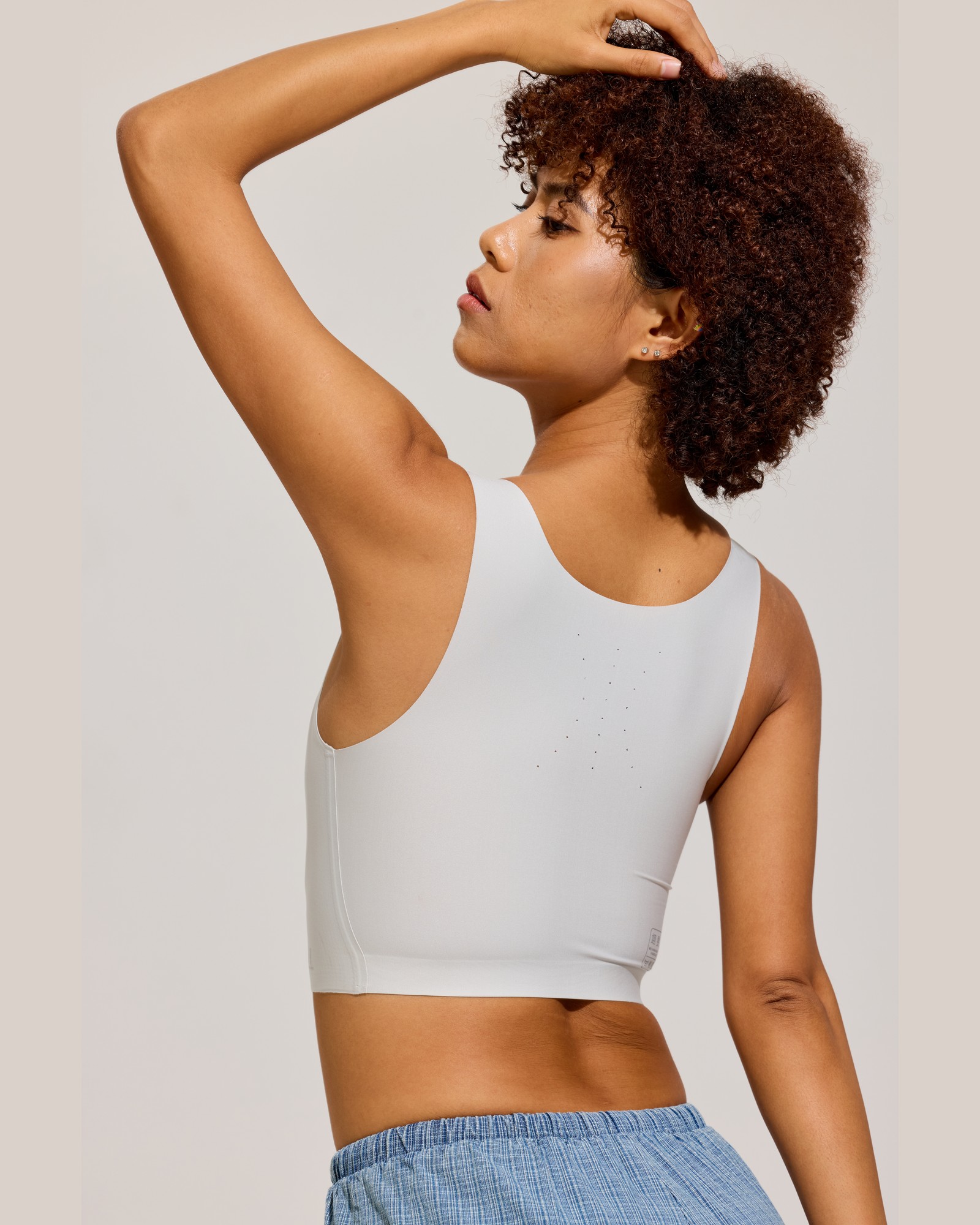 Wide Strap Binder Tank Back detail