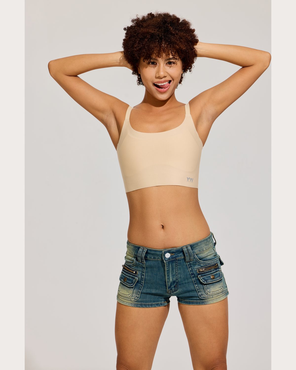 Slim Strap Crop Binder Lifestyle